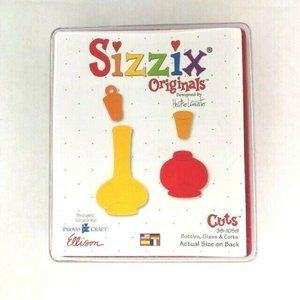 Sizzix Originals Red Die Provo Craft Ellison in Orig Case Bottles Steel Die
